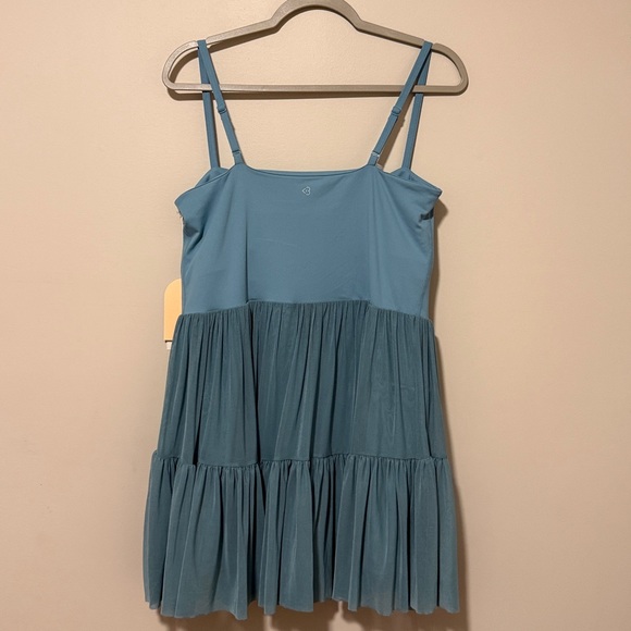 NWT Dusty Blue Blogilates Tulle Athletic Dress - Picture 7 of 7